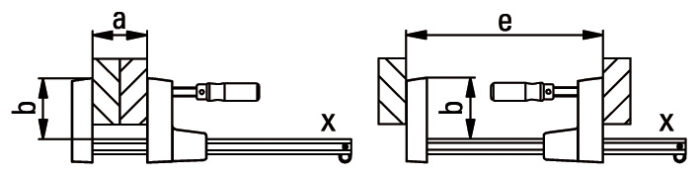 Bessey Ścisk stolarski pełnopowierzchniowy lekki "UniKlamp" UK 160/80 - UK16 - obrazek 2