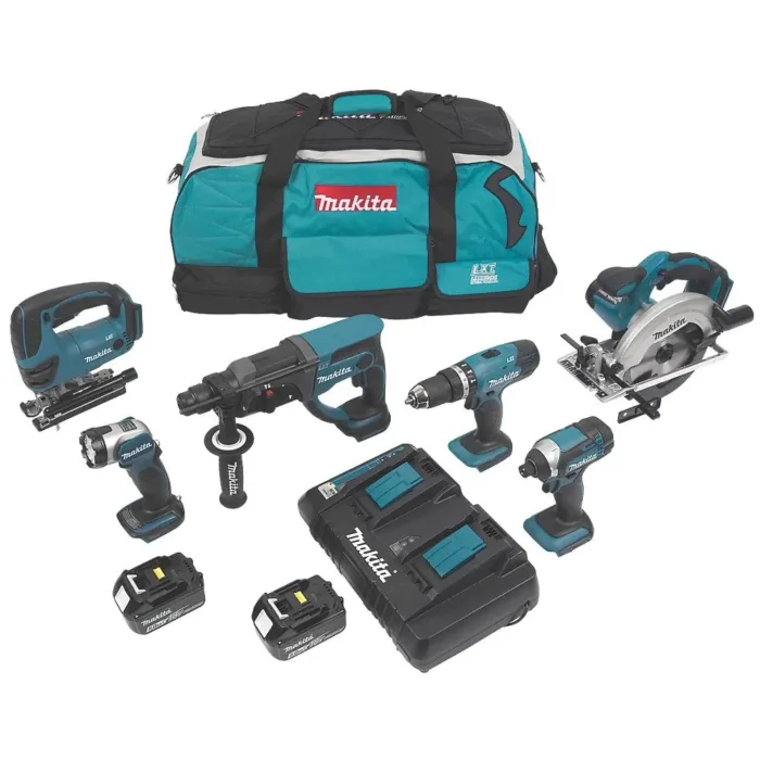 MAKITA ZESTAW COMBO 18 V LXT (DJV180+DSS61+DHP453) DLX6068PT