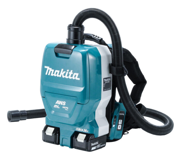 MAKITA ODKURZACZ PLECAKOWY 2L 2X18V LI-ION AWS DVC265ZXU