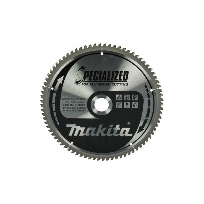 MAKITA TARCZA TNĄCA 260X30 MM 80 Z B-33320