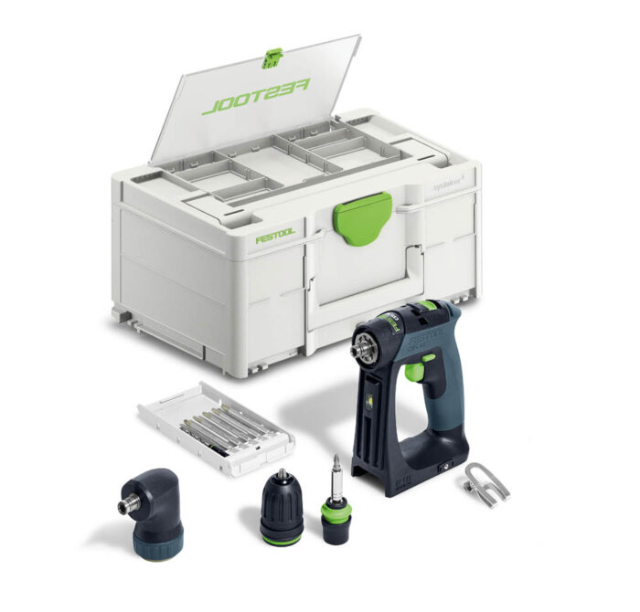 Festool Akumulatorowa wiertarko-wkrętarka CXS 18-Basic-Set - sklep ToolCenter