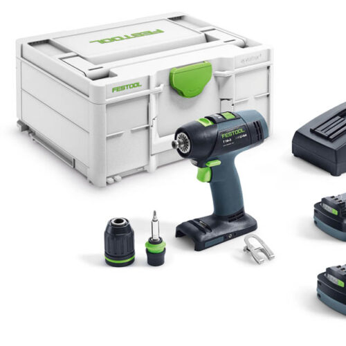 Festool Akumulatorowa wiertarko-wkrętarka T 18+3 HPC 4