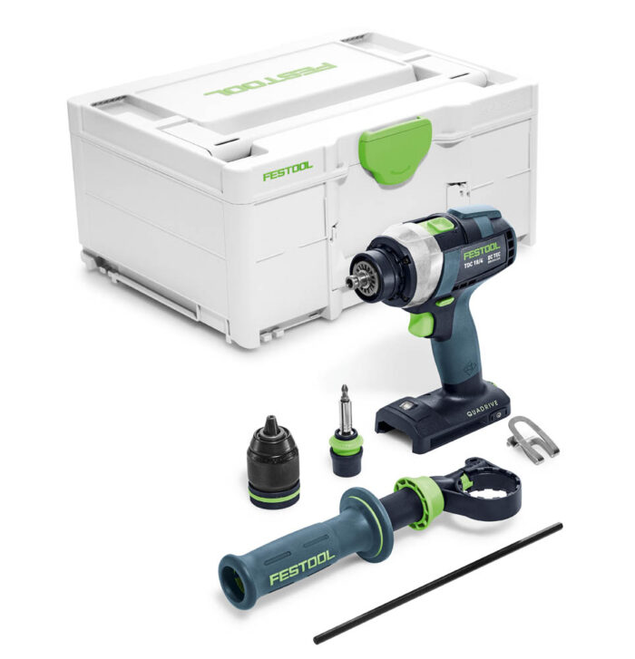 Festool Akumulatorowa wiertarko-wkrętarka TDC 18/4 I-Basic QUADRIVE - sklep ToolCenter