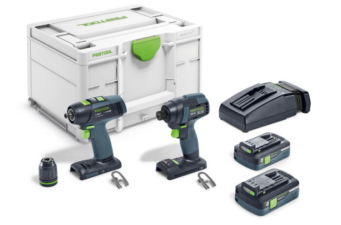 Festool Zestaw wiertarki i zakrętarki TID 18 HPC 4