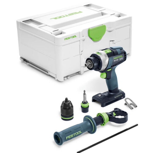 Festool Akumulatorowa wiertarko-wkrętarka udarowa TPC 18/4 I-Basic QUADRIVE - sklep ToolCenter