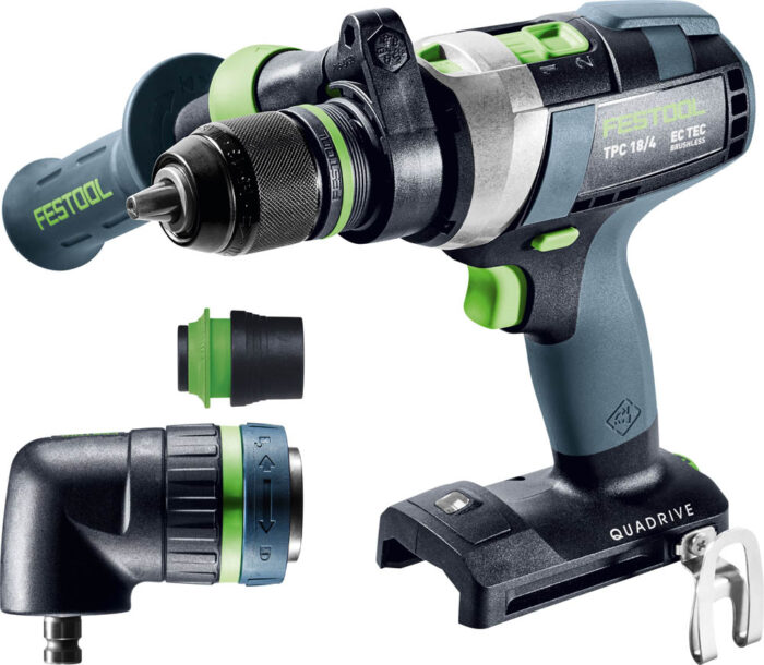 Festool Akumulatorowa wiertarko-wkrętarka udarowa TPC 18/4 I-Basic-Set QUADRIVE - 577625 - obrazek 2