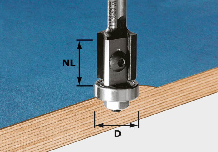 Festool Frez z płytkami wymiennymi do wyrównywania HW S8 D19/20WM Z2 - 491082