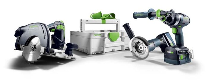 Festool Zestaw akumulatorowy Combo - budownictwo drewniane HKC 55/TPC 18/AGC 18/TB M 137 - 578025 - obrazek 3