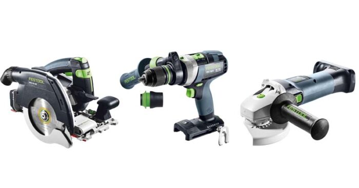 Festool Zestaw akumulatorowy Combo - budownictwo drewniane HKC 55/TPC 18/AGC 18/TB M 137 - 578025 - obrazek 2