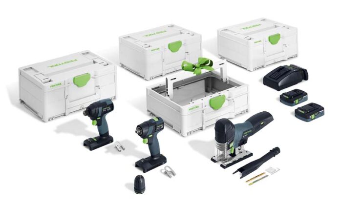 Festool Zestaw akumulatorowy Combo - montaż TID 18/TXS 18/PSC 420/TB M 137